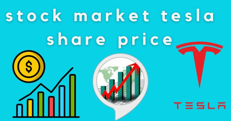stock market tesla share price