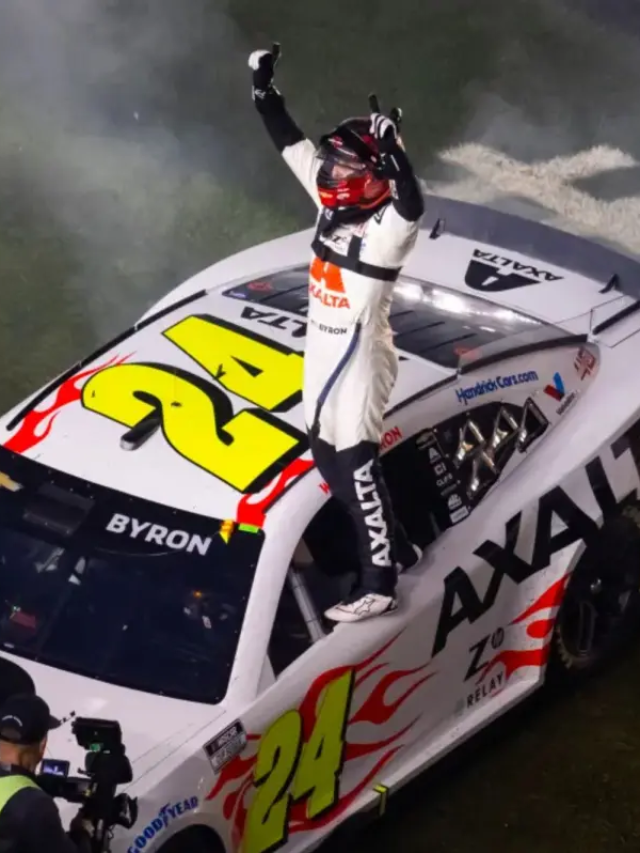 William Byron outlasts late-race action to win 2024 Daytona 500